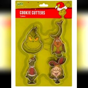 The Grinch Cookie Cutter 4 Piece Set Dr. Seuss's How The Grinch Stole Christmas